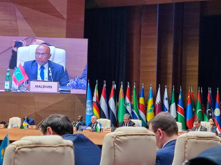 Foreign Secretary Latheef delivers statement at the Summit-level Meeting of the Non-Aligned Movement (NAM) Contact Group in response to COVID-19 on post-pandemic global recovery