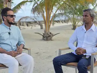 ބުރާސްފަތި ދުވަހުގެ ފަށާއިރު ޕްރޮގްރާމްގައި ރ.މަޑުއްވަރި ކައުންސިލްގެ އިންތިޚާބީ ރައީސް ހުސެއިން ޝިހާމް ވާހަކަ ދައްކަވަނީ.

