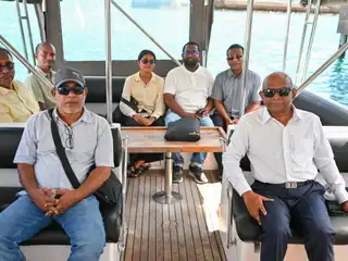 އެމްޑީޕީގެ ރައީސް އަބްދުﷲ ޝާހިދު ލޯކަލް ކައުންސިލް އިންތިހާބުގެ ކެމްޕޭނަށް އއ، ބ އަދި ރ އަތޮޅަށް ފުރާވަޑައިގެންފި