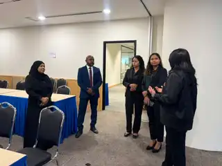 The Human Rights Commission of the Maldives (HRCM) participating in high-level discussions with the Human Rights Commission of Malaysia.