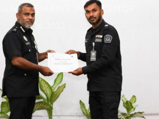 ޖަލު އޮފިސަރުންނަށް ބޭއްވި ވޯކްޝޮޕް