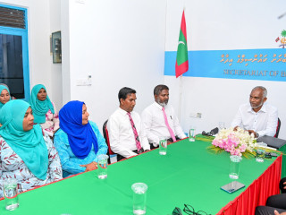 The president met members of HA. Baarah council and WDC