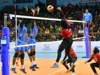 South Asian Games 2019: Maldives vs India Women\'s Volleyball Semi-Finals