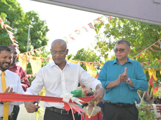 MDP presidential candidate of the 2023 Presidential Election, former president Ibrahim Mohamed Solih