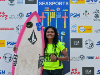 Aya makes history by winning first-ever national women's surf tournament 