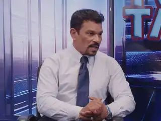 Financial expert Ismail Zariyand speaking during a talk show program on RaajjeTV.