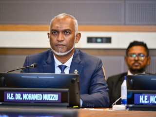 President Dr. Mohamed Muizzu at a side event of UNGA 79