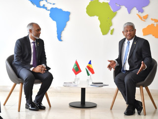 President Muizzu met the President of Seychelles on Monday