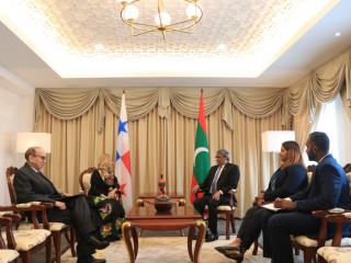 The newly appointed Ambassador of Panama to the Maldives Itzel Patiño de Villarreal called on Minister of State for Foreign Affairs Ahmed Khaleel on Monday