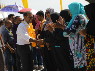 އެމްޑީޕީގެ ކެމްޕެއިން ހަރަކާތްތަކުގައި އެންމެ އިސްކޮށް ހަރަކާތްތެރިވެވަޑައިގަންނަވާ އެޕާޓީގެ ރައީސް، ރައީސް މުހައްމަދު ނަޝީދު