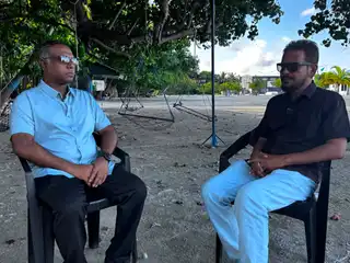 ރާއްޖެޓީވީގެ ފަށާއިރު ޕްރޮގްރާމްގައި މ.އަތޮޅު ކައުންސިލްގެ ކުރީގެ ރައީސް މުހައްމަދު ނިމާލު ވާހަކަ ދައްކަވަނީ. 
