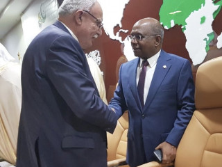 ޚާރިޖީ ވަޒީރު އަބްދުﷲ ޝާހިދު އާއި ފަލަސްތީނުގެ ޚާރިޖީ ވަޒީރު ރިޔާދް އަލް މަލިކީ