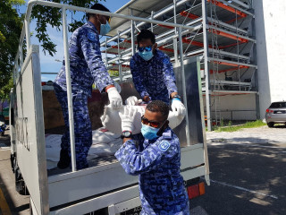 SO Police delivering essential food items to ensure wellbeing of children at Fiyavathi