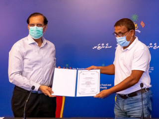 The handover ceremony was held on Saturday