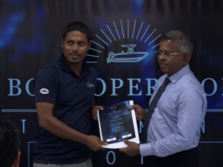 އެލިޔާ އާއި އެމް.އައި.ޓީ ގުޅިގެން ކުރިއަށް ގެންދިޔަ ބޯޓު އޮޕަރޭޓަރސް ޓްރެއިނިންގް ޕްރޮގްރާމް ނިންމާލައިފި