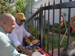 President Ibrahim Mohamed Solih has inaugurated the new powerhouse of Thinadhoo island in Vaavu atoll