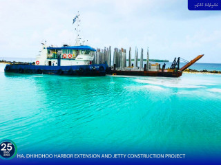 Harbor extension and jetty construction project of Dhihdhoo island in Haa Alif atoll