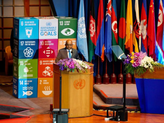 Abdulla Shahid at the 78th Session of the Economic and Social Commission for the Asia and the Pacific (ESCAP)