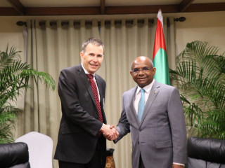 Richard Maude and FM Shahid