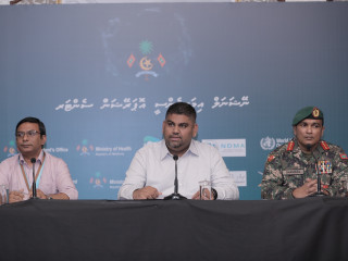 ކޮވިޑް-19 އާއި ބެހޭ މައުލޫމާތު ހިއްސާކުރުމަށް ބޭއްވި ނޫސްވެރިންގެ ބައްދަލުވުމުގެ ތެރެއިން