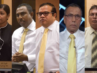 މަޖިލީހުގެ ރައީސް ކަމަށް ވާދަކުރައްވާ ފަސް މެމްބަރުން
