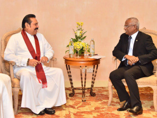 PM Rajapaksa, President Solih