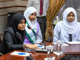 ޣިޔާސުއްދީން ސްކޫލުގެ ދަރިވަރުން މަޖިލީހުގެ އެންވަޔަރަމެންޓް ކޮމިޓީގައި