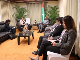 The three ministers met with FM Shahid on Wednesday, on the sidelines of the IOC which concluded the same day
