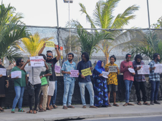 From the protest against child rape in the capital city