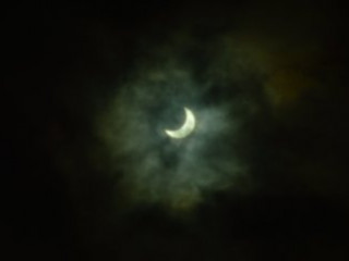 Pictured: solar eclipse