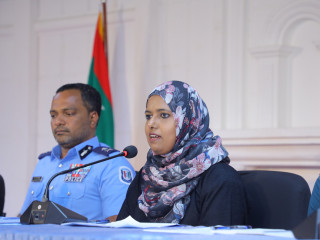 މިއަދު ބޭއްވި ނޫސްވެރިންގެ ބައްދަލުވުމުގައި ޖެންޑަރ މިނިސްޓަރު ޝިދާތާ ޝަރީފް