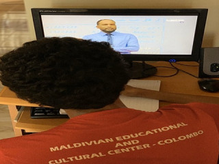 Student using Teleclass