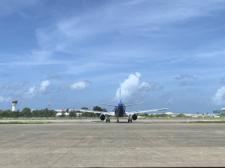 The flight departed from VIA on Tuesday afternoon