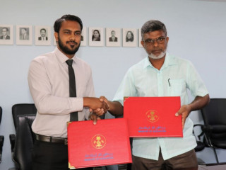 Education Ministry’s finance executive Naushad Ibrahim signed the agreements  on Thursday