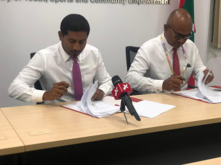 61 ރަށުގައި ގާއިމްކުރާ އައުޓްޑޯރ ޖިމްގެ ސާމާނު ސަޕްލައިކޮށްދިނުމަށް މޯލްޑިވްސް ސްޕޯޓްސް ކޯޕަރޭޝަނަށް