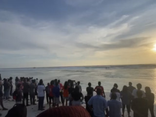 Ahmed Fauzan drowned on Saturday after assisting two girls back to safety