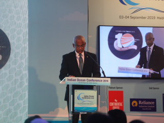 އިންޑިއަން އޯޝަން ކޮންފަރެންސް ގައި ރައީސް ސޯލިހު