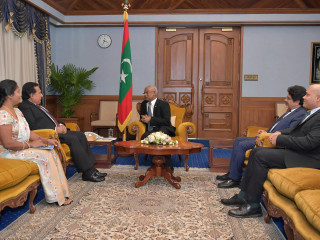 ސްރީލަންކާއިން ރާއްޖެއަށް ކަނޑައަޅާފައި ހުންނަވާ ސަފީރު ރައީސްގެ އަރިހަށް ވަދާޢީ ޒިޔާރަތް ކުރައްވަނީ