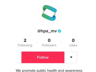 އެޗްޕީއޭއިން ޓިކްޓޮކްގައި ހަދާފައިވާ އެކުންޓް