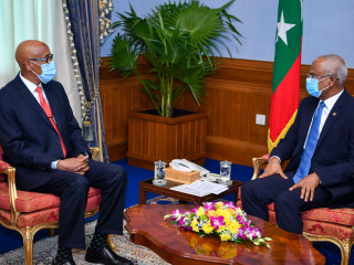 UNICEF Resident Representative Pays Farewell Call on President Solih