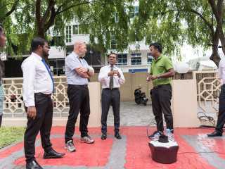 Mosquito trap presented to Majilis