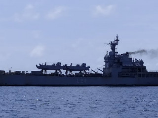This is the fifth evacuation voyage by the Indian navy, from Maldives