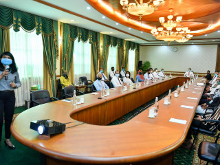The meeting took place on Tuesday