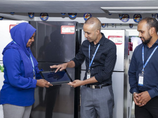 STO\'s Risk Management department, Mohamed Murad at the sale\'s inaugration.