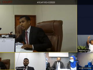 އެންމެފަހުން ކްރިމިނަލް ކޯޓުން ބޭއްވި ކުރީގެ ރައީސް ޔާމީންގެ ޝަރީއަތުގެ އަޑުއެހުމުގެ ތެރެއިން