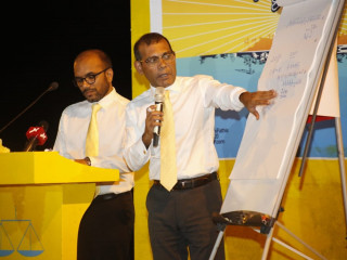 ރައީސް ނަޝީދު ވާހަކަފުޅު ދައްކަވަނީ