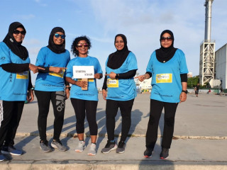 އާދީއްތަ ދުވަހު ފެށި ރަން ފޯ މޯލްޑިވްސްގައި ބައިވެރިވި ބައެއް ދުވުންތެރިން