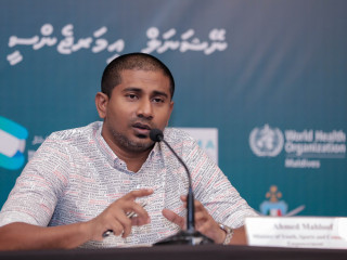 Youth Minister Ahmed Mahloof joined the NEOC press briefing on Monday afternoon