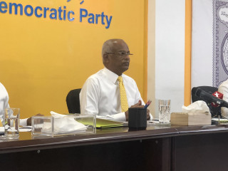 އެމްޑީޕީ ޤައުމީ މަޖިލީހުގެ 172 ވަނަ ބައްދަލުވުމުގައި ރައީސް އިބްރާހިމް މުހައްމަދު ސޯލިހު ވާހަކަދައްކަވަނީ