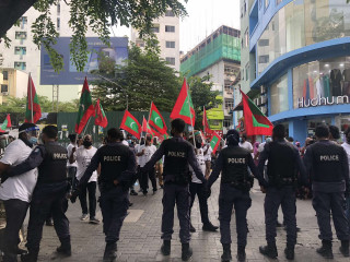 ޕީޕީއެމް/ޕީއެންސީ އިން ބޭއްވި މުޒާހަރާއެއްގެ ތެރެއިން 
